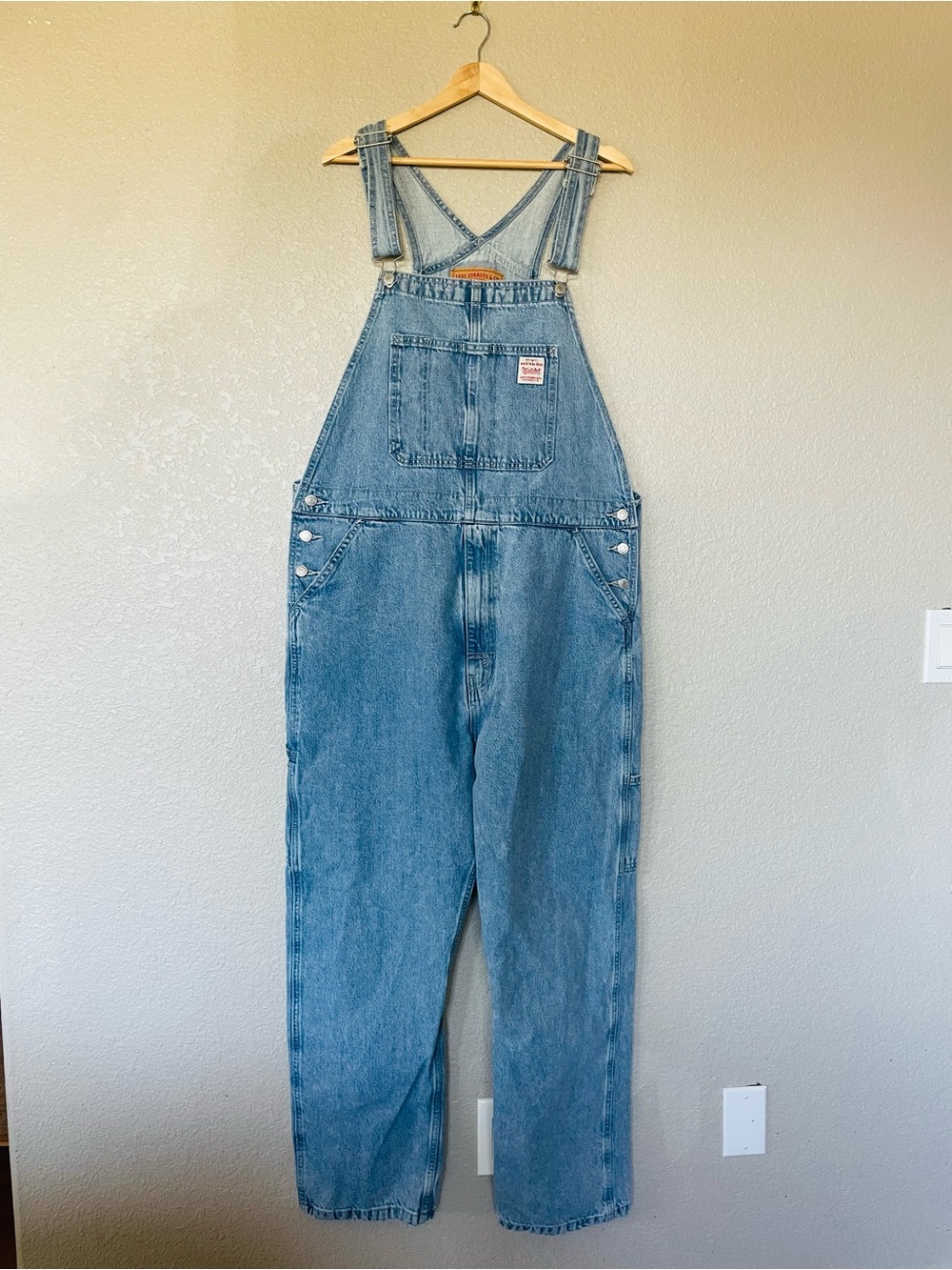 Classic Blue Denim Overalls Jumpsuit